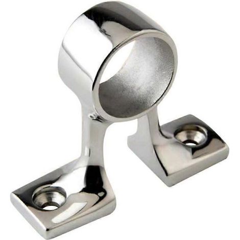 25mm Support mural central en acier inoxydable pour tube et rampe de main, fixation de rambarde inox, pièce de montage pour tuyau 25 mm, support de barrière.