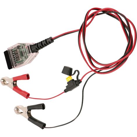 Connettore di backup della memoria OBD II, cavo ECU per auto con display digitale, strumento per la sostituzione della batteria dell'auto, conservazione dei dati e rilevamento delle perdite, ausilio p