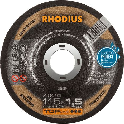 RHODIUS XTK10, 50 Stück, 115 x 1,5 mm, Trennscheibe