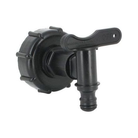 S60X6-Anschlussstück – HDPE-Wasserhahn für 1000-Liter-Wassertank – Aufstelltank – HDPE – Anschlussstück (1/5)