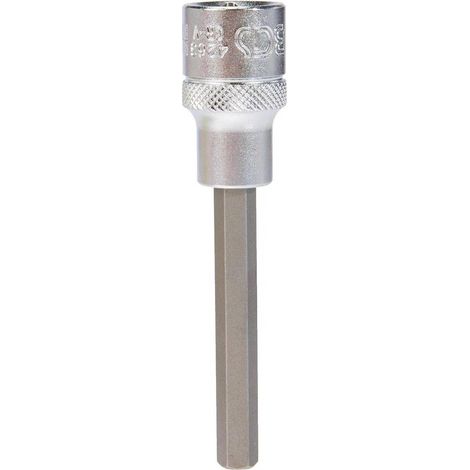 Douille à Embouts 100 mm - 12,5 mm (1/2), Six Pans Intérieurs 8 mm - Précision et Robustesse, Acier - D-Work