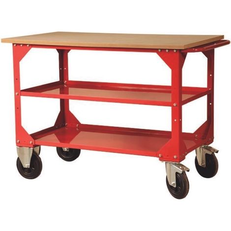 MWGR23 Chariot de travail, 1240x700x952mm  Métallurgie 751000823