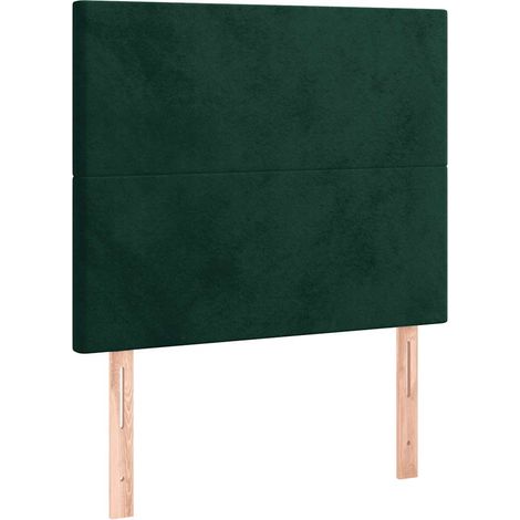 Maison Exclusive - Testiera Verde Scuro 100x5x118/128 cm Velluto
