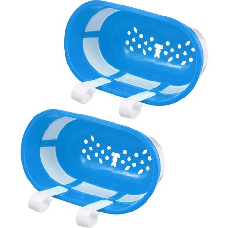 Panier à Vélo pour Garçon et Filles en Plastique Bleu, 2 Pièces, pour Draisienne et Scooter, Résistant la Pression, Anti-Chute (1/5)
