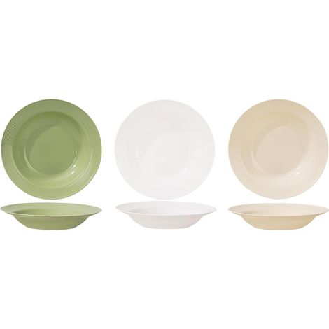 Assiettes en PP élégantes et résistantes