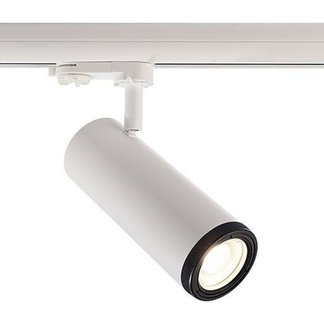 Faretto Track Led Cob 14 Watt Binario Trifase Luce 3000k 4000k Orientabile 230v (1/5)