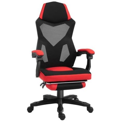 Silla Escritorio GravityGiratorio 360ºReposapiesRojo (1/5)