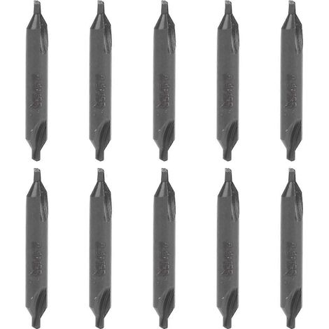 10-teiliges Zentrierbohrer-Set Typ A, Edelstahl, Spezialbearbeitung, Industriebedarf, 2,5 mm