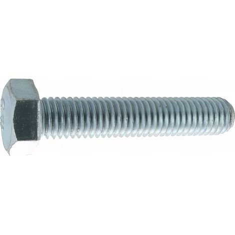 25 Vis métaux tête hexagonale DIN933 acier zingués blanc 10,9 - diamètre 16,0 mm mm - Diamètre 14 mm mm