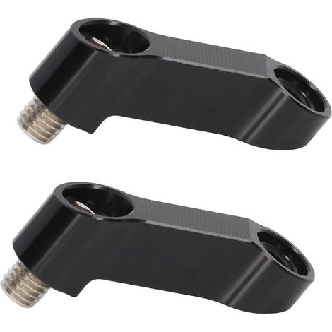 1 paire d'adaptateurs de rehausse de rétroviseur de moto de 10 mm/0,39 po pour NMAX 155 125 2015‑ (1/4)