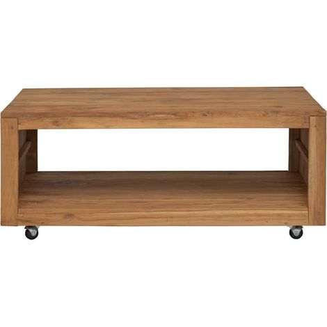 Maison Exclusive - Couchtisch 110x60x40 cm Massivholz Teak
