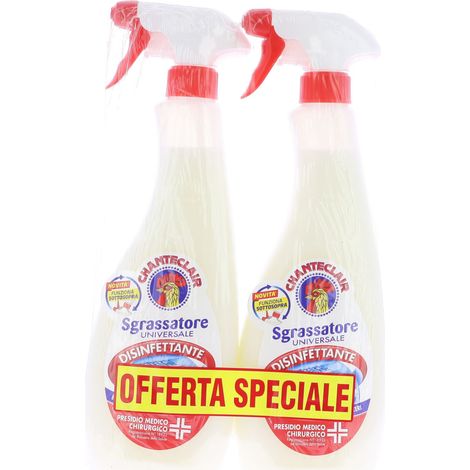 Chanteclair Sgrassatore Universale Disinfettante - Confezione 2×700 ml - Disinfettanti (1/4)
