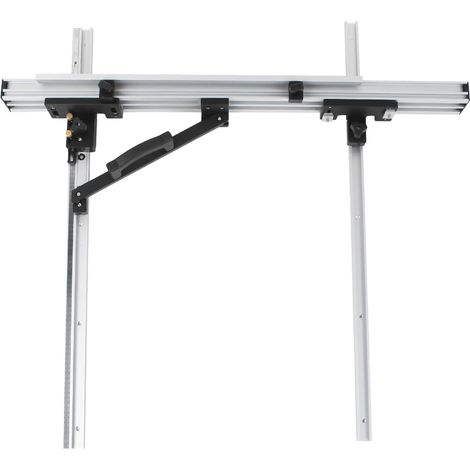 Clôture de Scie à Table en Alliage en Aluminium Ensemble Argent Noir avec Bouton de Réglage Fin 800 Mm 1000 Mm pour les Accessoires électriques (1/5)