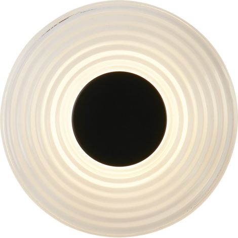 Searchlight Cleo Applique murale LED intégrée, noir mat, verre transparent 9,4 W 3000 K (1/5)