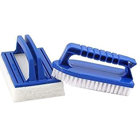 Brosse de piscine de 45,7 cm pour nettoyage des murs de piscine, joints de carrelage, spa, entretien (1/5)