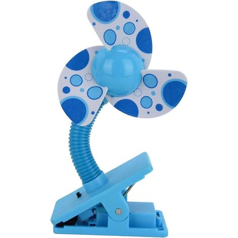 Ventilatore portatile con clip di sicurezza e mini ventilatore USB per passeggino e culla. (1/5)