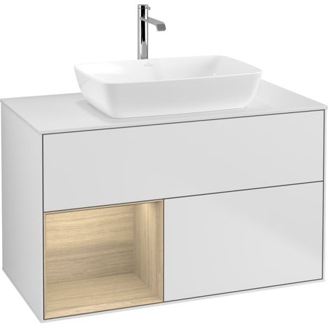 Villeroy & Boch F771PCMT Meuble sous-lavabo Finion F77 (1/2)