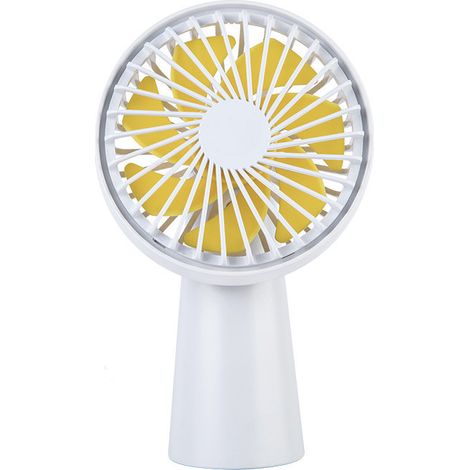 Ventilateur USB portable, silencieux et compact (blanc), idéal pour une utilisation intérieure et extérieure. (1/5)