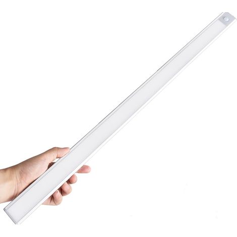 Luce Led Sottopensile Sensore Movimento Luce Fredda Ricaricabile Adesiva 48 cm (1/5)