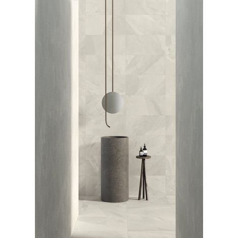 Grès cérame - BRAZILIAN SLATE - Oxford White - Naturelle - 120x60x2cm (1/2)