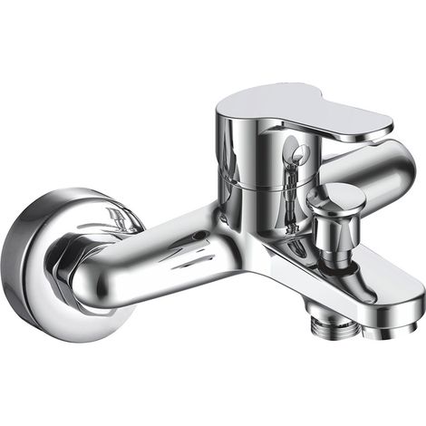 Kibath Grifo de Bañera monomando ASPA acabado CROMO brillo fabricado en latón (1/2)