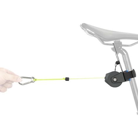 Corda da traino per bicicletta, sistema di traino regolabile, ausilio di trazione portatile, attrezzatura di supporto per bicicletta, ausilio al traino, veicolo affidabile per esterni (1/5)