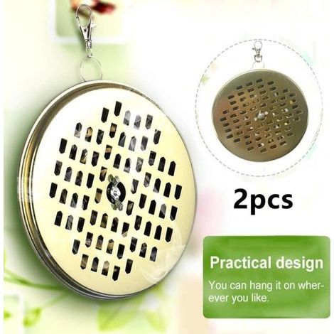 Mosquito Coil Holder - High Quality - Stainless Steel - Portable - 2-Pack - Silver (1/4)