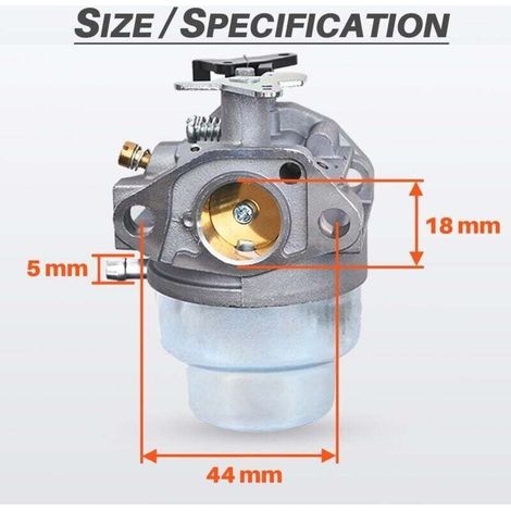 Carburateur pour Honda GCV160 GCV135 GC160 GC135 GCV160-OHC Moteur et Tondeuse, Bougie, Filtre à Air (1/4)