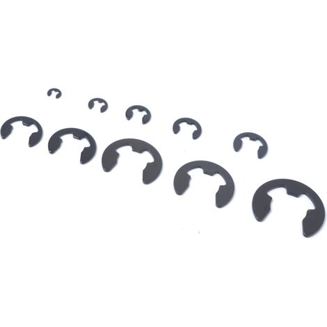 Metall-E-Clip-Unterlegscheibe, Sicherungsring, robust, tragbar, externer Sicherungsring, Clip, Sicherungsring, Unterlegscheibe (1/5)