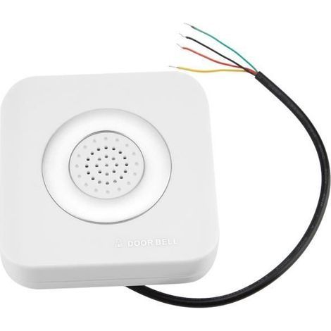 (Wie in den Abbildungen gezeigt) Tbest 12V kabelgebundenes Türklingel-Zutrittskontrollsystem mit Türklingelfunktion (1/4)