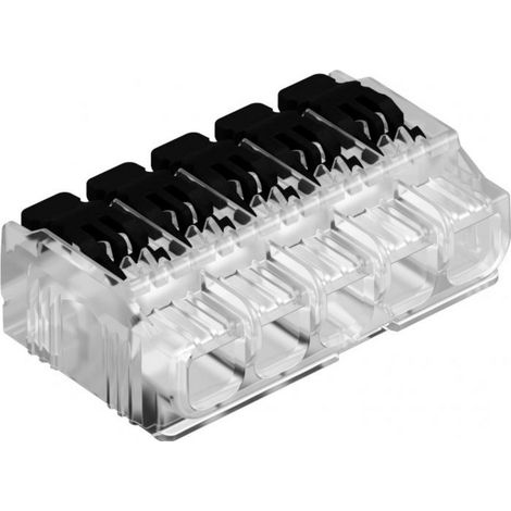 OBO Bettermann 2054425 61 HSK45  flexibel: 0.02-4 mm² starr: 0.02-2.5 mm² Polzahl: 5 45 St. Transpar