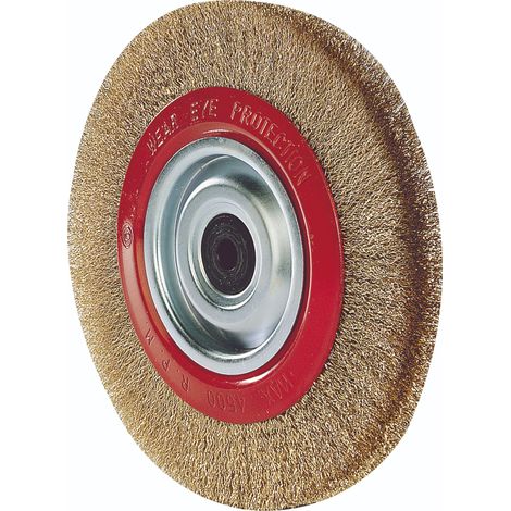 Fartools – Brosse métal laiton 150 mm – Épaisseur 20 mm – Alésage 12,7 à 32 mm – Pour matériaux durs et surfaces délicates