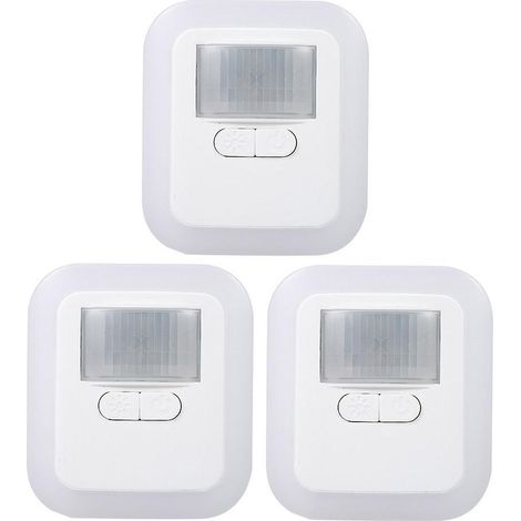 LED-Wandleuchte mit Bewegungsmelder, einstellbarer Helligkeit und Leuchtdauer (30/60/90/120 Sekunden)