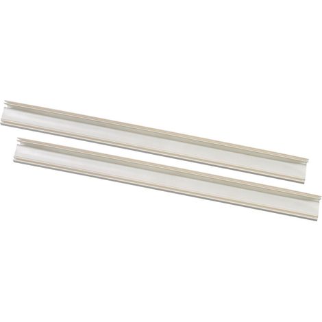 2 Guarnizioni Orizzontali - Striscie di Gomma + 4 Clip in Acciaio - PACK A - Ricambio per Aspirafango Fairlocks Piscina (1/5)