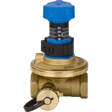 Danfoss Regolazione della pressione differenziale di zona, ASV-PV25 Scala di regolazione, Rp 1, valore nominale,0,05-0,25bar, 003Z5603