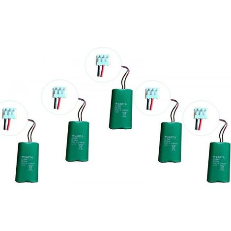 Varta 5 pezzi pacco batteria allarme antifurto litio compatibile 6V 2Ah 2/CRAA