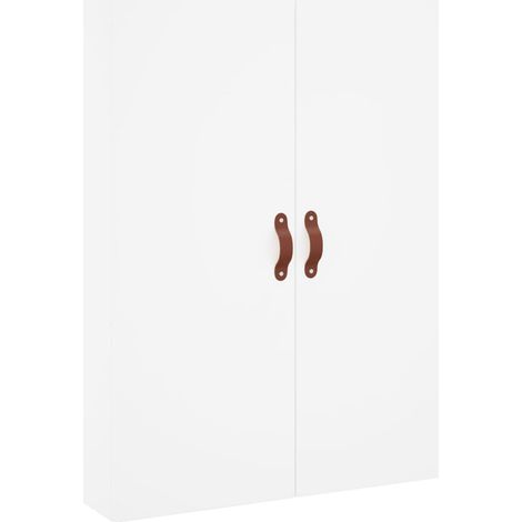 Maison Exclusive - Mobile a Parete Bianco 69,5x34x90 cm