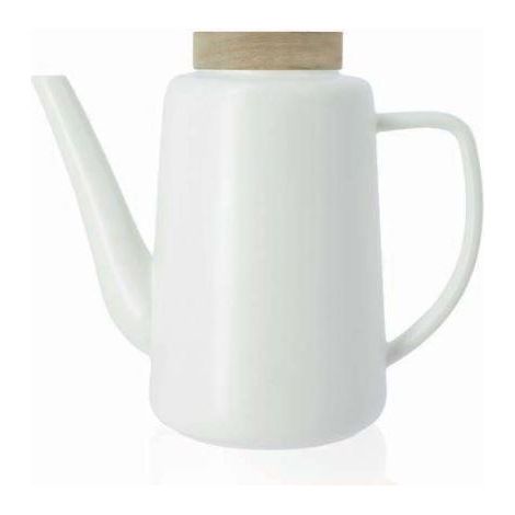 Ogo Teekanne Enzo Porzellan weiß 1,2L