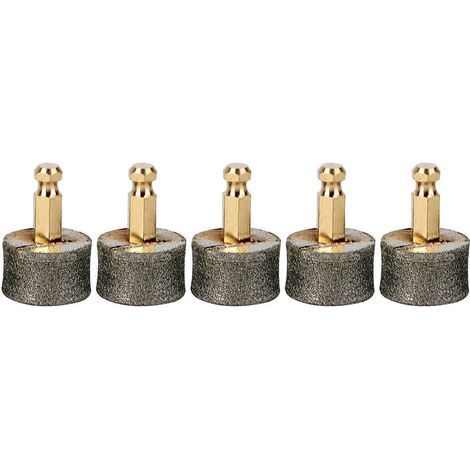 Set mit 5 Krallenschleifscheiben für Haustiere, Krallenfeilenköpfe für Hunde, Pfotenpflege-Werkzeug für Haustiere – 2,5 x 1,5 cm – Verschiedene Farben (1/4)