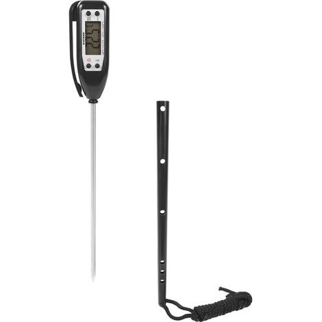 Termometro elettronico per alimenti, impermeabile, con allarme -50°C/+300°C