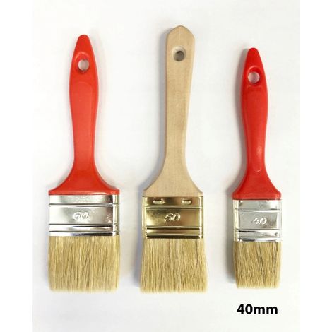 Robuster, flacher, gerader Pinsel 4 cm 1 Stück. (1/3)