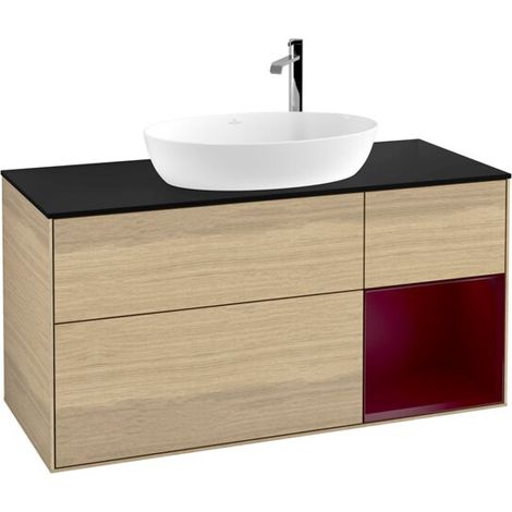 Villeroy & Boch F952HBPC Meuble sous lavabo Finion F95 (1/2)