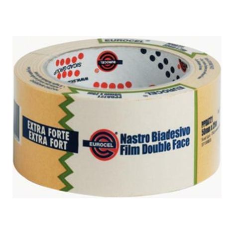 NASTRO BIADESIVO FILM POLIPROPRILENE MM 50X25 MT EUROCEL (27628)