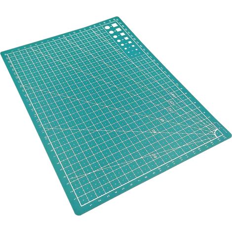 Tapis de découpe A4, planche à découper simple face, outil de bricolage avec lignes de quadrillage claires, angle idéal pour le scrapbooking et les projets artistiques et artisanaux (1/5)