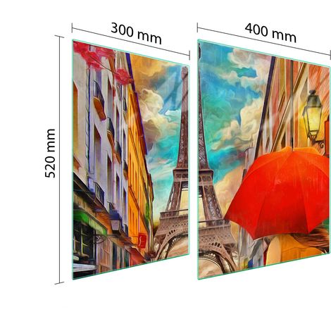 GLASSCHUTZPLATTE FÜR HERD 70x52 PARIS (1/5)