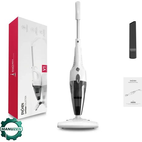 Manuzen - Aspirateur balai filaire 2 en 1 – 14 kPa, bac 1,2 L (1/3)