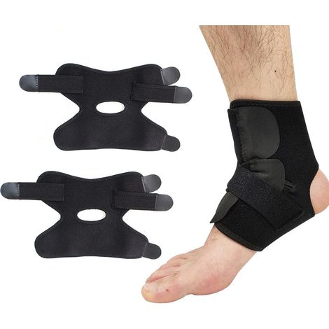 paire de chevillères ajustables pour hommes et femmes, confortables et respirantes, offrant un bon maintien de la cheville et du bras. Taille unique convenant à tous. Protection du pied. (1/5)