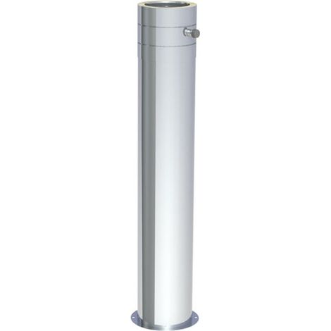 Support téléscopique inox Ø 150 mm 60 - 1115 mm