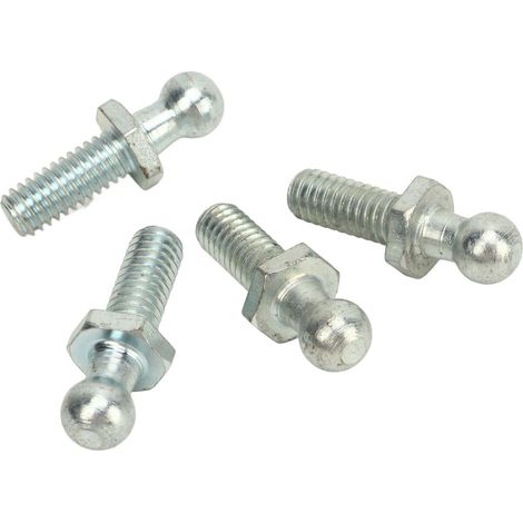 4 x 10 mm Kugelgelenk-Bits mit 5/16-18 Gewinde, robustes Set mit Unterlegscheiben, hohe Härte, stabil, für Werkzeugkästen, Wohnmobile, Autos, 1/2 Zoll (1/5)