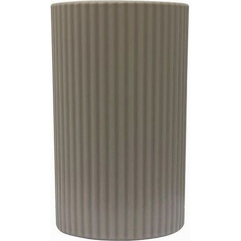 Trade Shop - BICCHIERE PORTA SPAZZOLINI COLORE BEIGE RIGATO ACCESSORIEN FÜR ARRED BAGNO 79167 - (1/4)